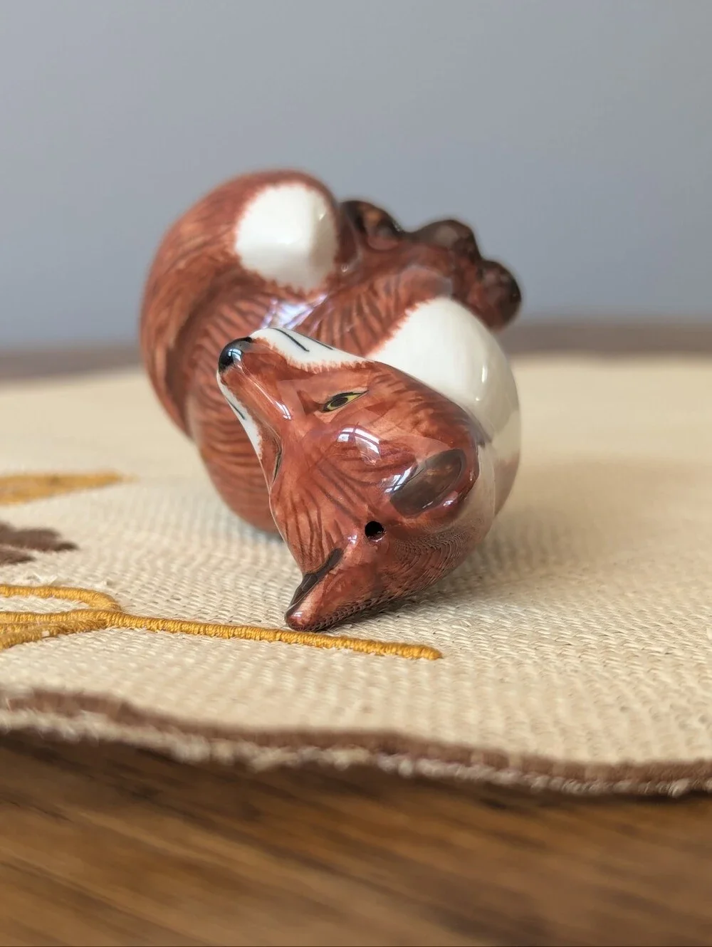 Quail Ceramics Fox Salt Shaker Replacement Only - Anthropologie Woodland Friends